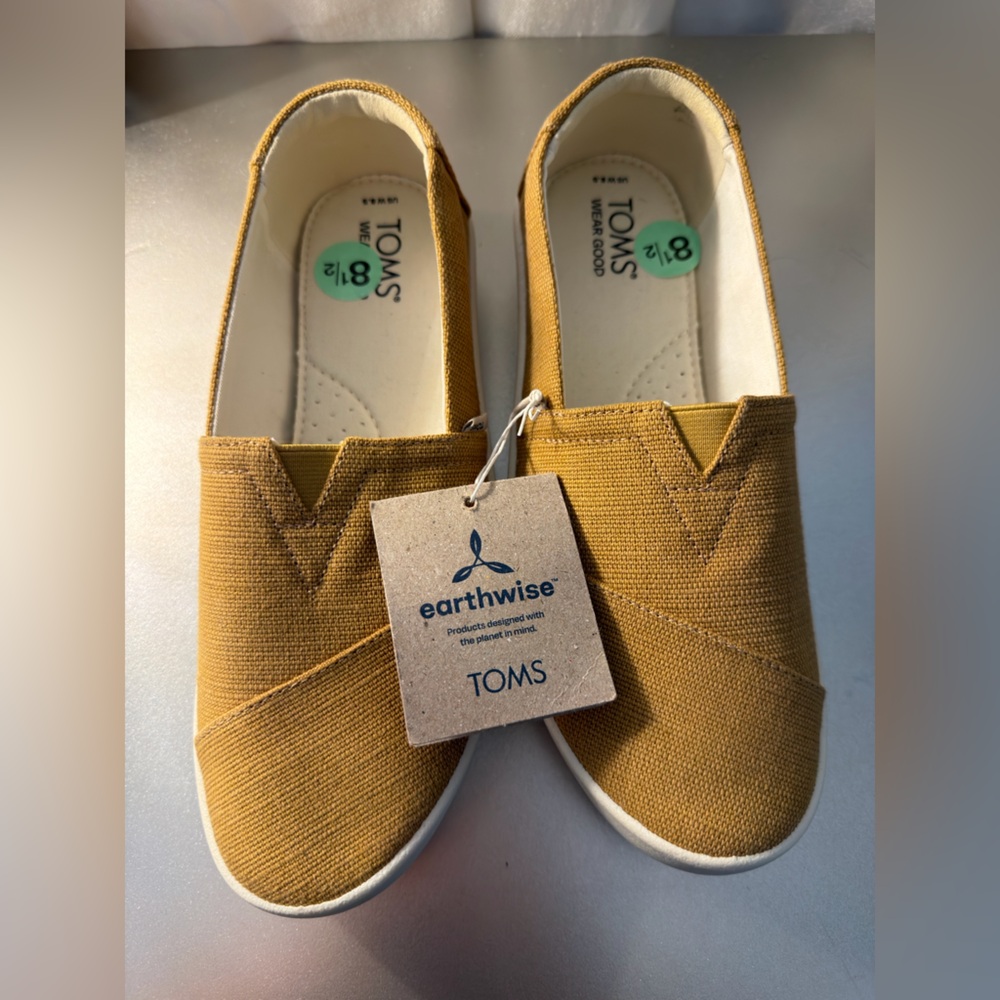 Toms Women's Mustard Yellow Slip-On Flats
